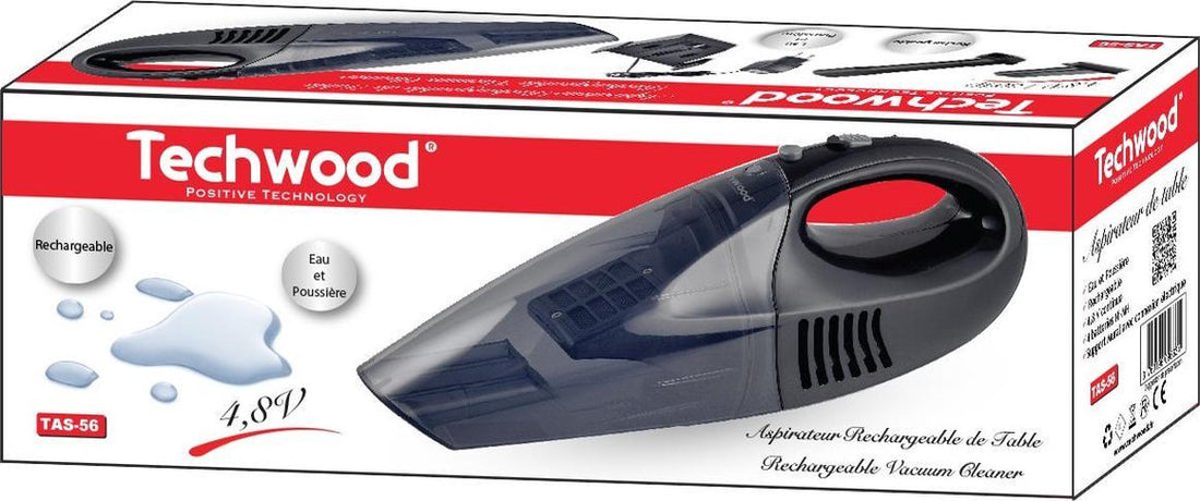 Techwood - Aspirateur à main rechargeable - Humide et sec