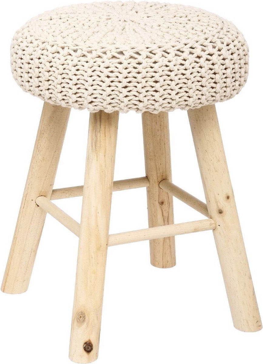 Ribcord stool model Ibiza - D31 x H43 cm - side stools