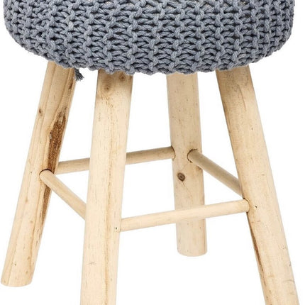 Ribcord Hocker Modell Ibiza – D31 x H43 cm – Beistellhocker