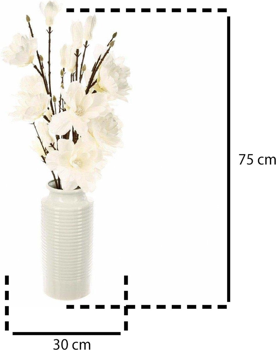 Artificial flowers MAGNOLIA, 75 cm