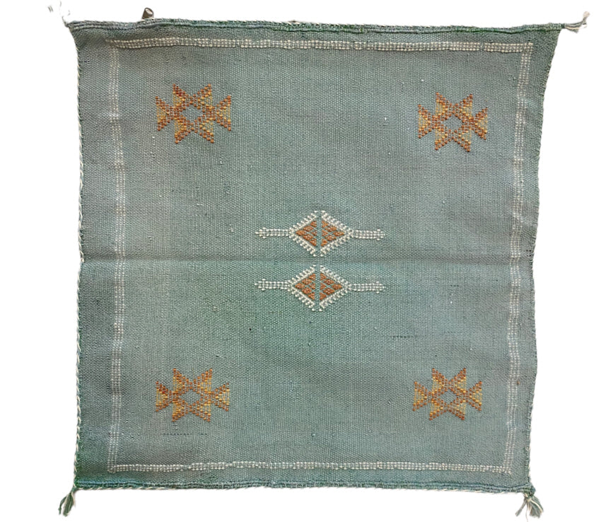 Coussin marocain en soie de cactus Sabra