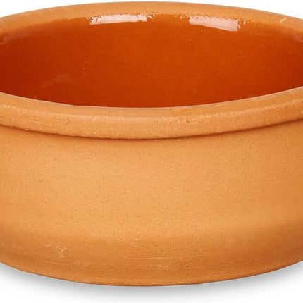 La Dehesa - Set 6x tapas creme brulee schaaltjes terracotta - bruin 8 cm