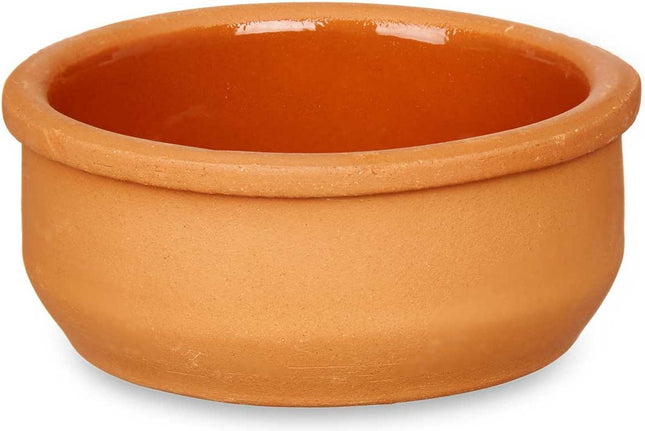 La Dehesa - Set 6x tapas creme brulee schaaltjes terracotta - bruin 8 cm