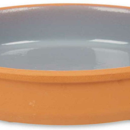 La Dehesa - Tapas-Snack Servier-Ofenform Terrakotta-Grau 23x4 cm
