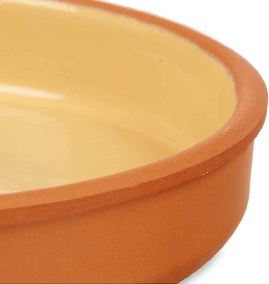 La Dehesa terracotta schaal geel, Ø 23 cm – tapasschaal en ovenschaal – foto 2