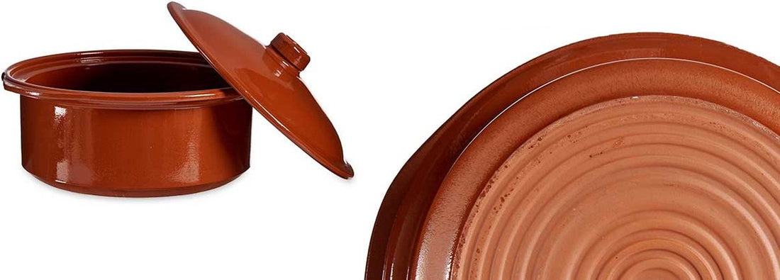 La Dehesa cocotte van vuurvaste klei – terracotta, Ø 20 cm, 1,5 liter – foto 2