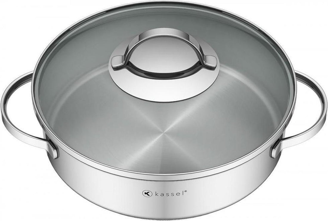 Kassel Alice – Faitout avec couvercle - Ø 24 cm – Inox