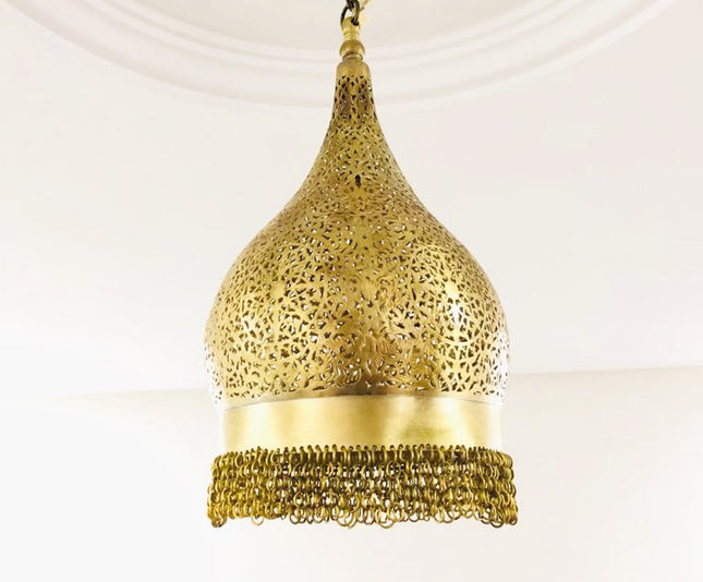Marokkanische Filigran-Hängelampe Elegance
