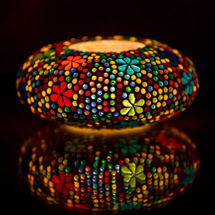 Mediterraner Teelichthalter Mosaik - Ufo