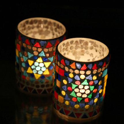 Teelichthalter Shine mehrfarbig Ø 7,5 cm