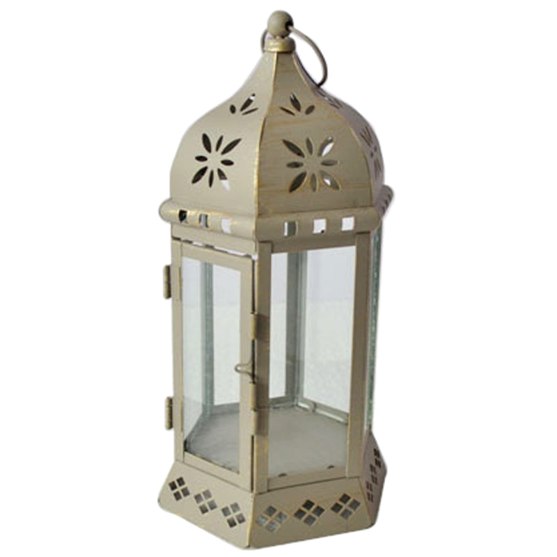 Grey Moroccan Lantern