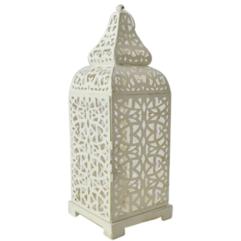 Moroccan Lantern White Trim