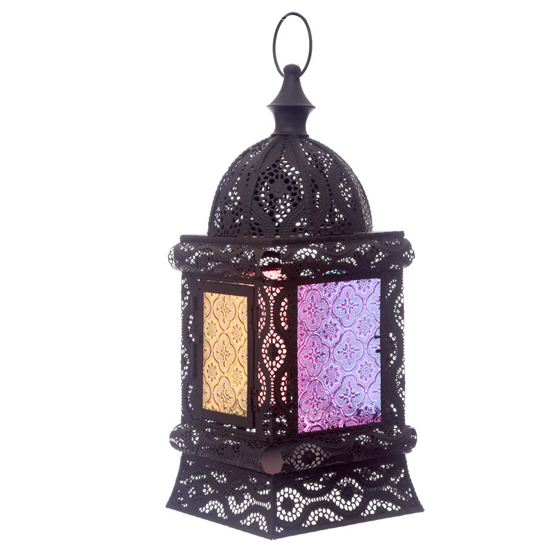 Lanterne Marocaine sur Pied Cadre Noir