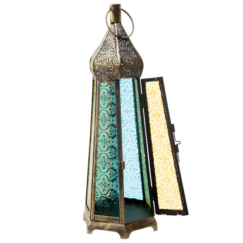Tall Metal and Glass Lantern Dome