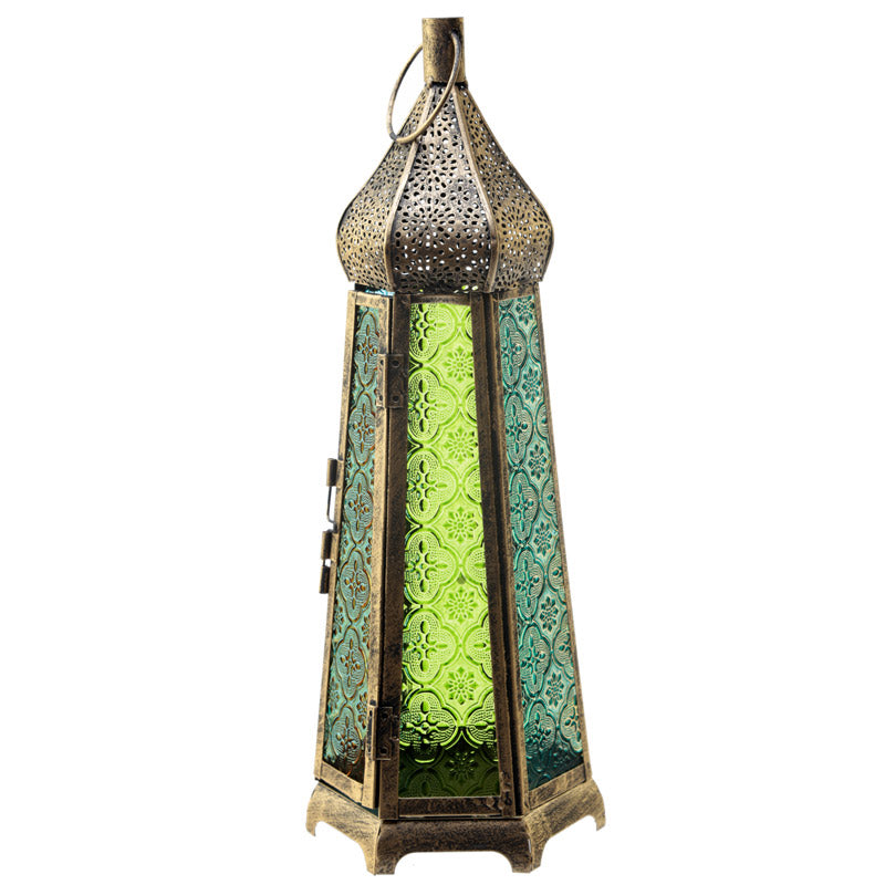 Tall Metal and Glass Lantern Dome