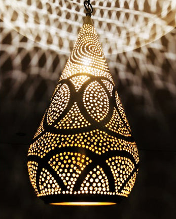 Oosterse filigrain hanglamp Elegance Gold