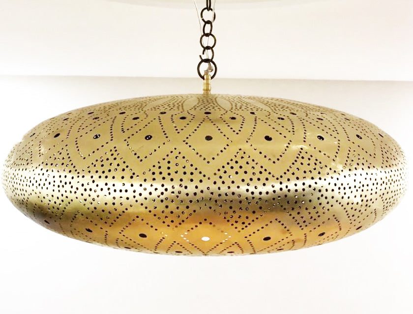 Moroccan handmade designer filigree pendant lamp