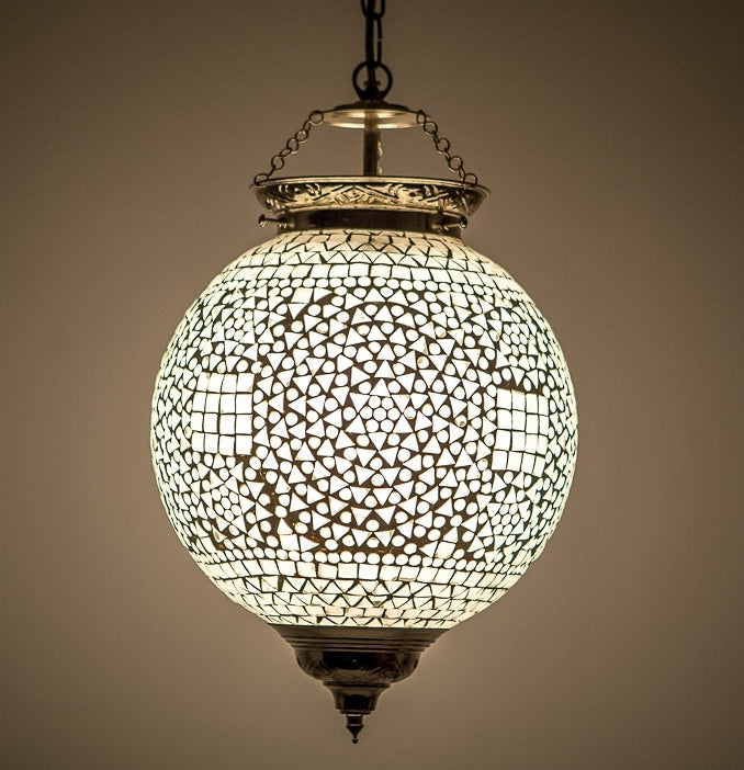 Oriental mosaic pendant lamp Indian
