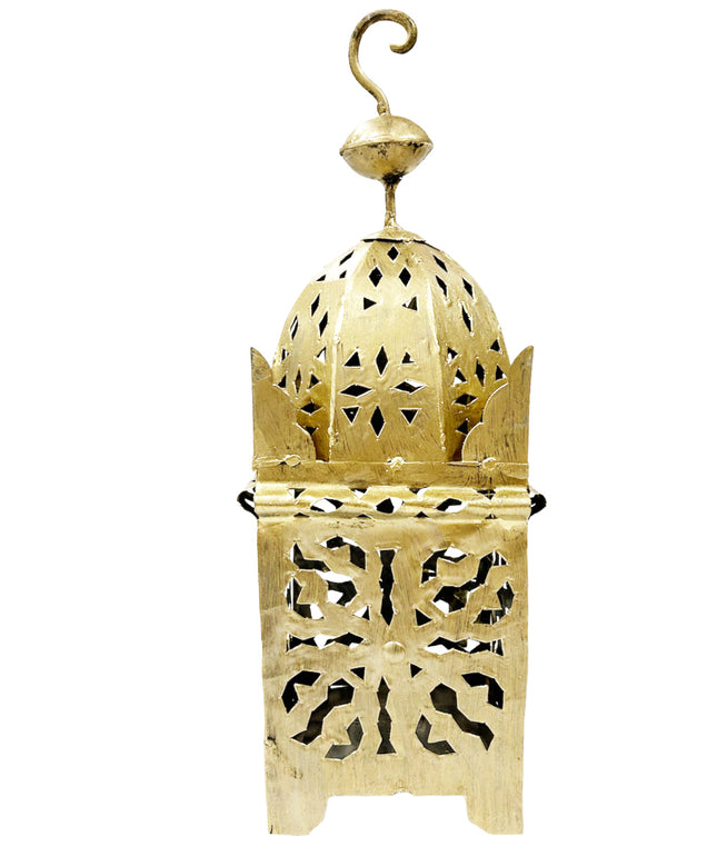 Marokkanische Laterne Schwarz Klassiker Gold