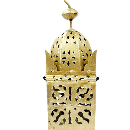 Marokkanische Laterne Schwarz Klassiker Gold
