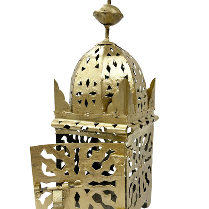 Marokkanische Laterne Schwarz Klassiker Gold