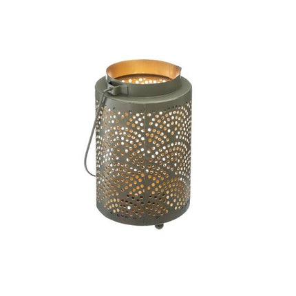 Metallzylindrische Laterne