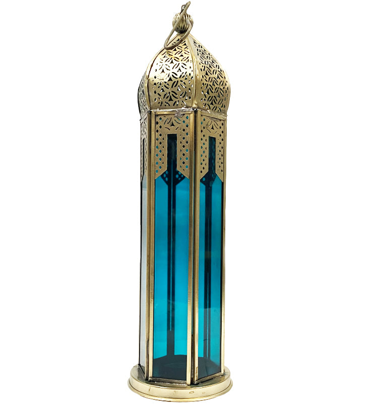 Lanterne - or | turquoise