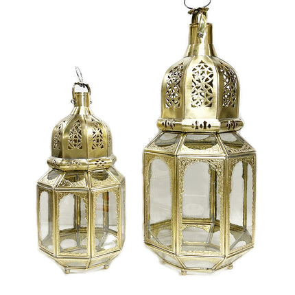 Messinglaterne Zwina Achteck