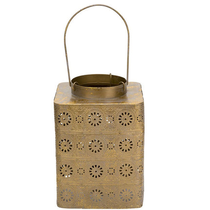 Laterne Antikgold 20 cm