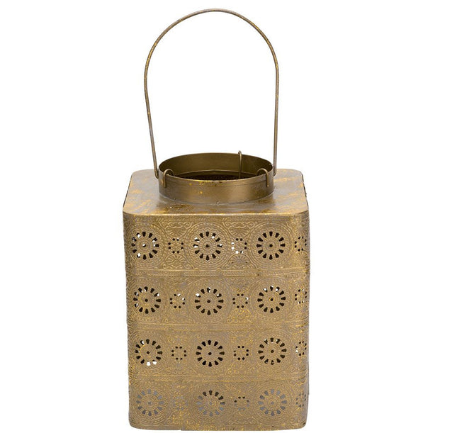 Laterne Antikgold 20 cm
