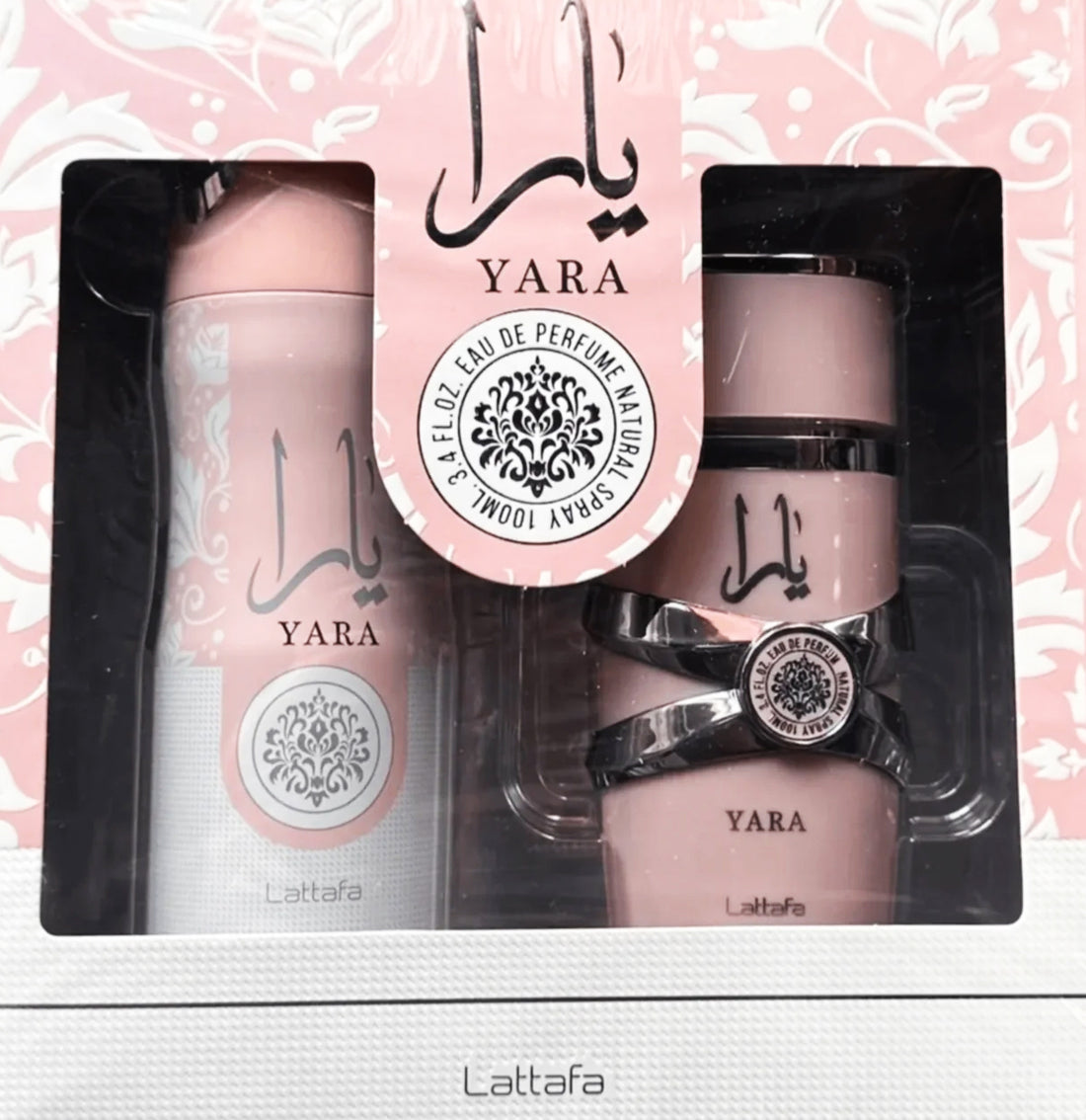 LATTAFA YARA EDP F (100ML) & Lattafa Désodorisant YARA Spray 200 ML