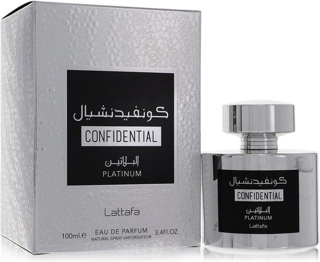 Herenparfum EDP Lattafa 100 ml Confidential Platinum