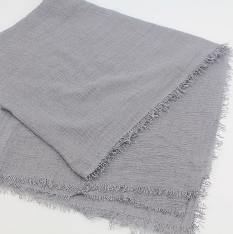 Maxi Crinkle Skin sjaal – luchtige crinkle hoofddoek, 190 x 90 cm – foto 4