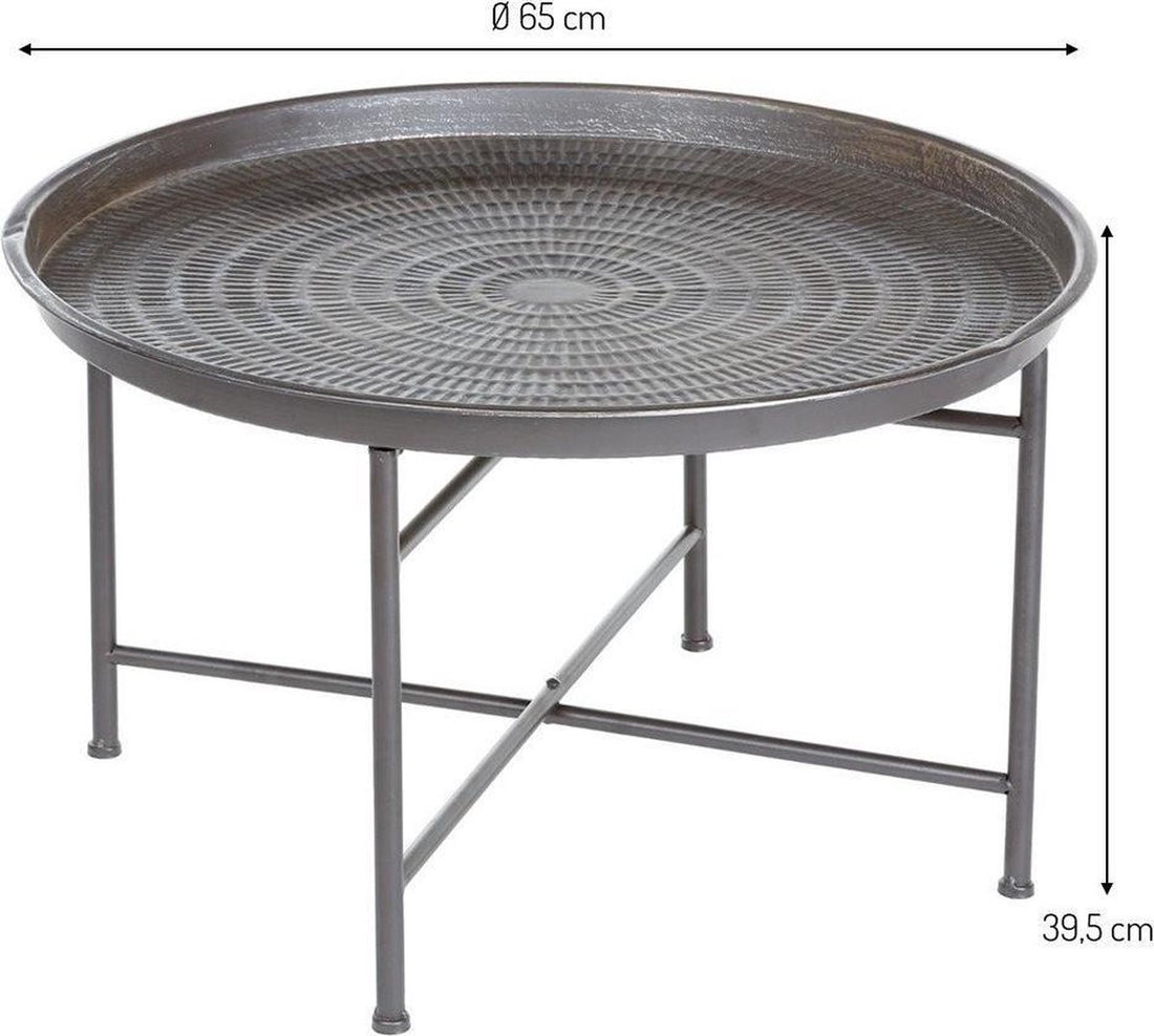 Living Coffee Table Dark Grey - Ø 65 cm