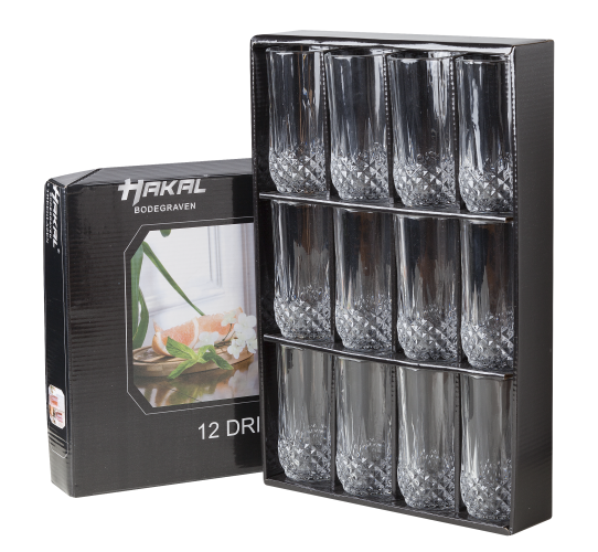 Verre à cocktail en cristal - 36cl-12 pièces