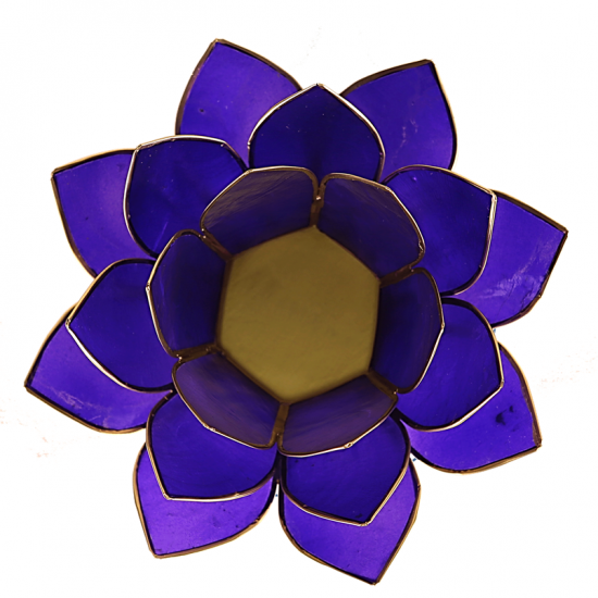 Veilleuse Lotus indigo