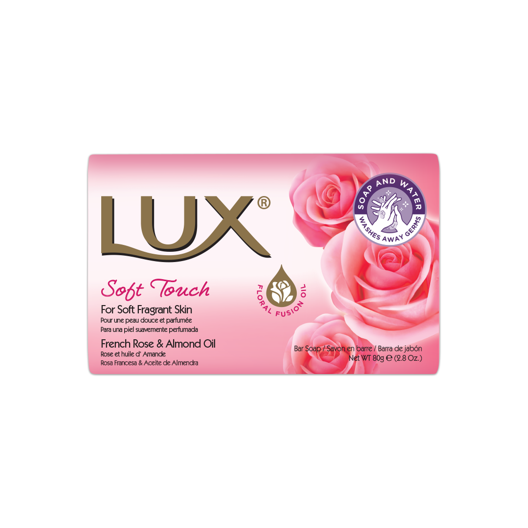 Lux zeep Soft Touch – geparfumeerde zeep met Franse rozen, 80 g