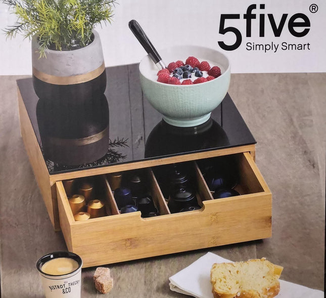 Luxe Capsulehouder voor koffiecups - Bamboe