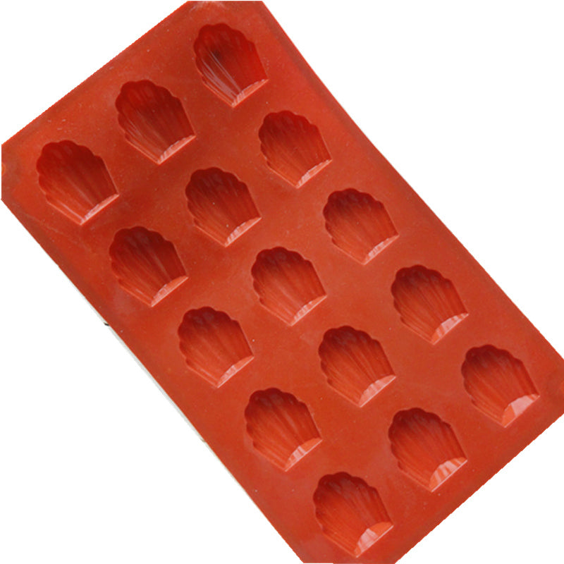Silicone Madeleine Baking Mold for 15 cakes