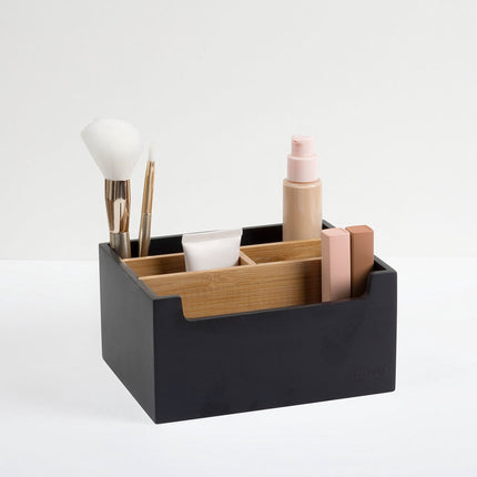 Five® - Make-up Organizer - Schwarz - Medium - ohne Schublade - Sortierfächer