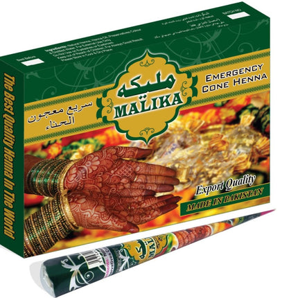 Malika Henna Paste Tube Dunkelbraun