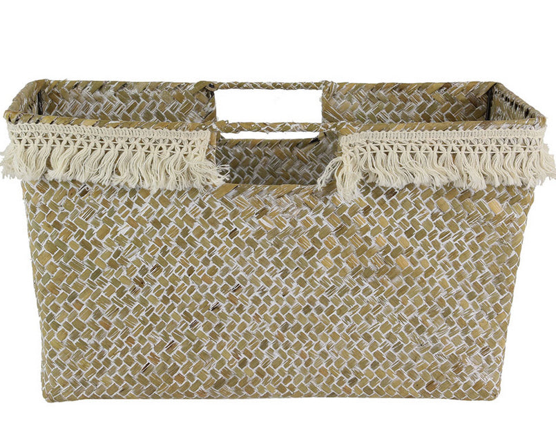 Panier Naturel frangé
