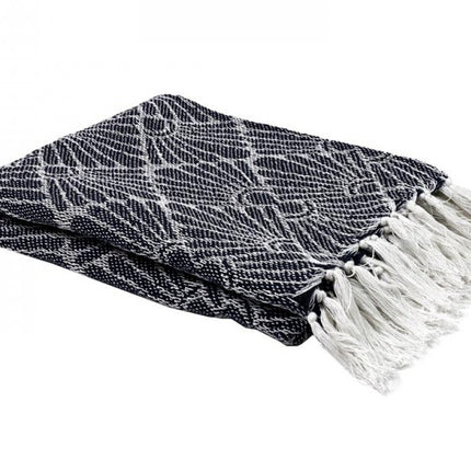 Geometrische plaid Marineblauw