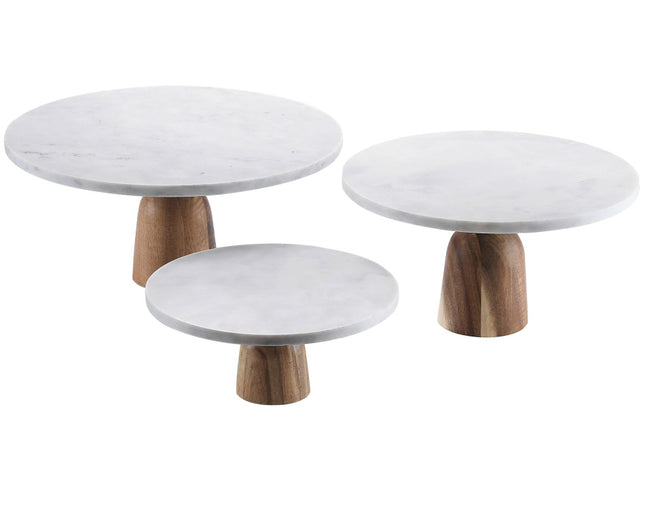 Marmeren taart plateau cake stand 100% natuurlijke marmer