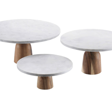 Marmeren taart plateau cake stand 100% natuurlijke marmer