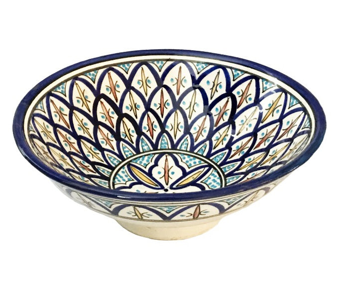 Moroccan pottery bowl Ø25
