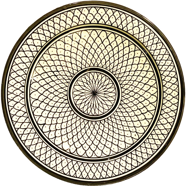 Marokkaanse schaal - Hand beschilderd Ø 35