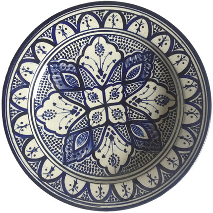 Ø 35 cm Marokkanische Schale blau