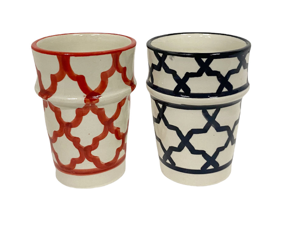Handmade Moroccan beldi glass