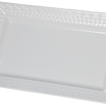 Rechthoekig porseleinen bord 40x23cm